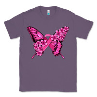 Lavender pink ribbon breast cancer butterfly Classic Tee - Jasminsmagicworld