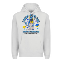 Dove Grey i wear blue for autism awareness Premium Hoodie - JahusDesignShop