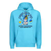 Ocean Blue i wear blue for autism awareness Premium Hoodie - JahusDesignShop