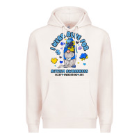 Pale Pink i wear blue for autism awareness Premium Hoodie - JahusDesignShop