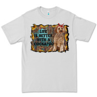Dove Grey life is better with a cockapoo Premium Tee - RanaPortraitStore