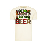 Vintage Arctic dear santa just bring a beer with a beer bottle Vintage Tee - AdoDesignShop