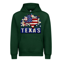 Forest Green texas 4th of july Urban Hoodie - CowGirlArtShop