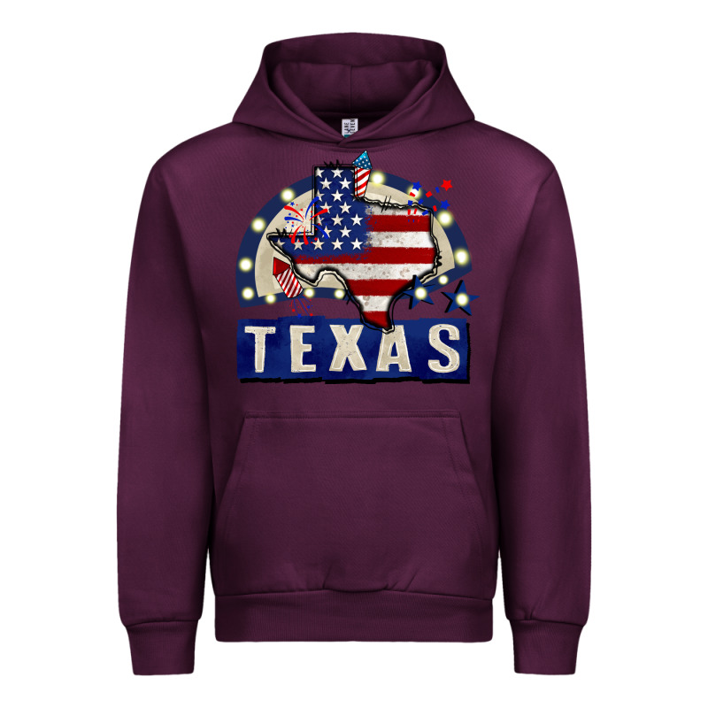 Texas 4th Of July Urban Hoodie by CowGirlArtShop | Teevron