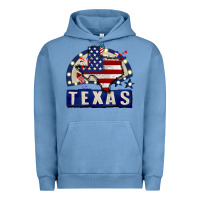 Pigment Pebble Blue texas 4th of july Urban Hoodie - CowGirlArtShop