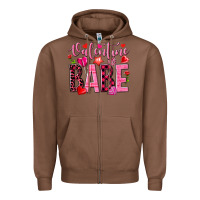 Chestnut valentine babe Zipper Hoodie - NancyCooperArtShop