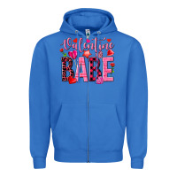 True Royal valentine babe Zipper Hoodie - NancyCooperArtShop