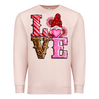 Pale Pink love valentines day gnomes Premium Sweatshirt - RanaPortraitStore