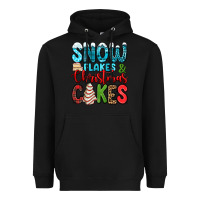 Black snow flakes and Christmas cakes Heavyweight Hoodie - Jasminsmagicworld