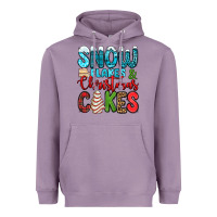 Lavender snow flakes and Christmas cakes Heavyweight Hoodie - Jasminsmagicworld