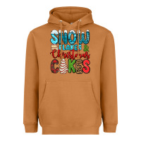 Meerkat snow flakes and Christmas cakes Heavyweight Hoodie - Jasminsmagicworld
