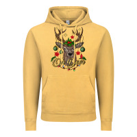 Vintage Mustard oh deer Christmas Vintage Hoodie - BundleAndBundleShop