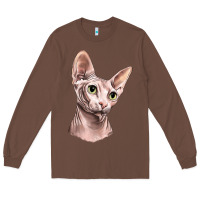 Chestnut Sphynx Cat Long Sleeve Tee - LillyAllenDesigns