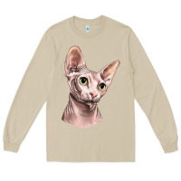 Mushroom Sphynx Cat Long Sleeve Tee - LillyAllenDesigns