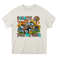 Country Roads Take Me Home Heavy Core Tee | Teevron