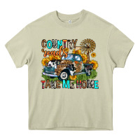 Mossy country roads take me home Heavy Core Tee - Zillion Design Studio