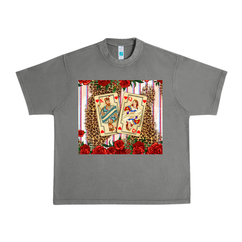 Valentines Day Playing Cards Urban Heavy Tee by AdoDesignShop | Teevron