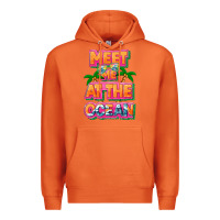 Carrot Meet me at the ocean Summer Premium Hoodie - NancyCooperArtShop