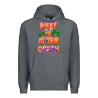 Rock Meet me at the ocean Summer Premium Hoodie - NancyCooperArtShop