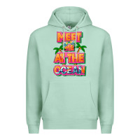 Seafoam Meet me at the ocean Summer Premium Hoodie - NancyCooperArtShop