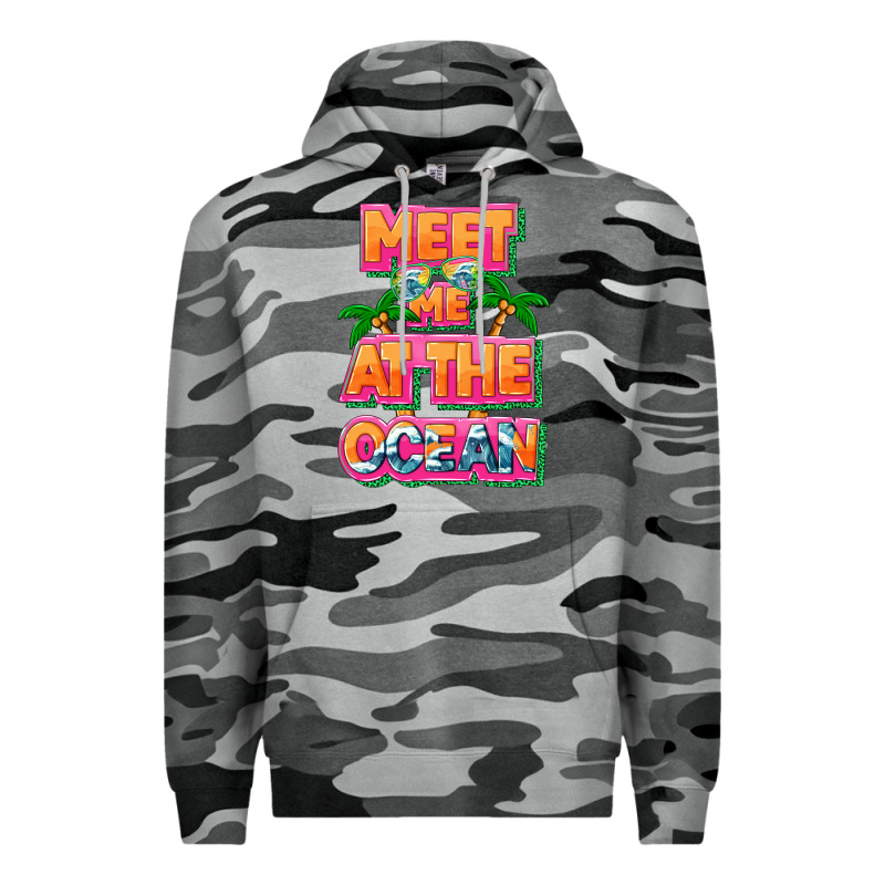 Meet Me At The Ocean Summer Premium Hoodie by NancyCooperArtShop | Teevron