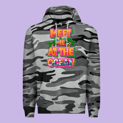 Meet Me At The Ocean Summer Premium Hoodie Designed By Nancycooperartshop
