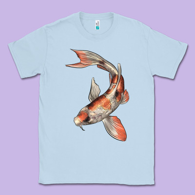 Koi Fish Classic Tee Designed By Lillyallendesigns
