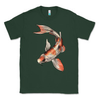 Sports Green Koi Fish Classic Tee - LillyAllenDesigns