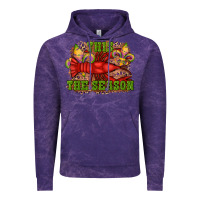 Cloud Purple mardi gras this the season crawfish fleur de lis Vintage Hoodie - RanaPortraitStore