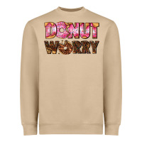 Mushroom donut worry with donut Heavyweight Sweatshirt - AdoDesignShop