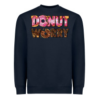 Navy donut worry with donut Heavyweight Sweatshirt - AdoDesignShop
