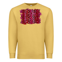 Antique Gold pink leopard background Premium Sweatshirt - RanaPortraitStore