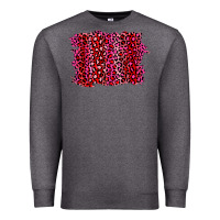 Charcoal Heather pink leopard background Premium Sweatshirt - RanaPortraitStore