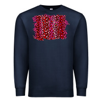 Navy pink leopard background Premium Sweatshirt - RanaPortraitStore