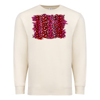 Sandshell pink leopard background Premium Sweatshirt - RanaPortraitStore