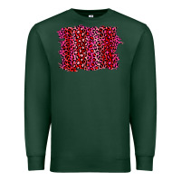 Sports Green pink leopard background Premium Sweatshirt - RanaPortraitStore