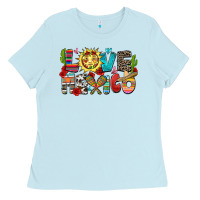 Baby Blue love mexico Ladies Tee - Zillion Design Studio