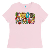 Bubblegum Pink love mexico Ladies Tee - Zillion Design Studio