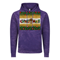 Cloud Purple Christmas with cross Vintage Hoodie - BundleAndBundleShop