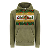 Vintage Olive Christmas with cross Vintage Hoodie - BundleAndBundleShop
