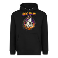 Black boo haw Heavyweight Hoodie - BarkalooDesign