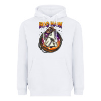 White boo haw Heavyweight Hoodie - BarkalooDesign