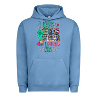 Pigment Pebble Blue I like big veins and i cannot lie Urban Hoodie - CowGirlArtShop