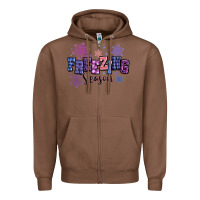 Chestnut freezing season Zipper Hoodie - MaliasSmallBusiness
