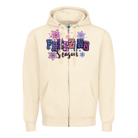 Sandshell freezing season Zipper Hoodie - MaliasSmallBusiness