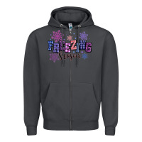 Smoke freezing season Zipper Hoodie - MaliasSmallBusiness