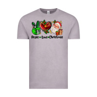 Vintage Zinc peace love  christmas Vintage Tee - AdoDesignShop