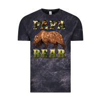 Cloud Black papa bear Vintage Tee - Artiststas