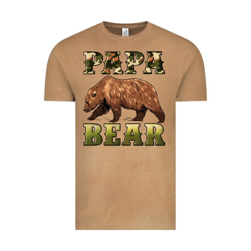 Papa Bear Vintage Tee by Artiststas | Teevron