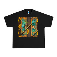 Black aztec and sunflowers Urban Heavy Tee - BundleAndBundleShop